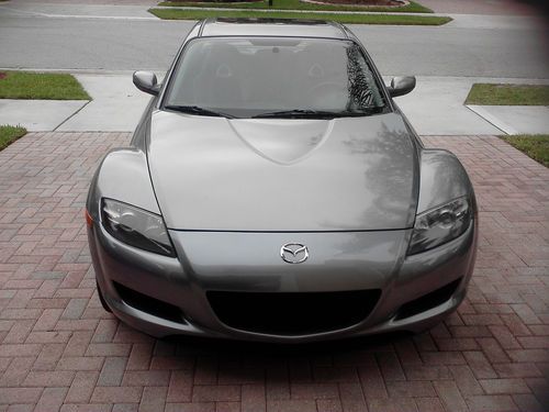 2004 mazda rx-8 5spd gray with black leather