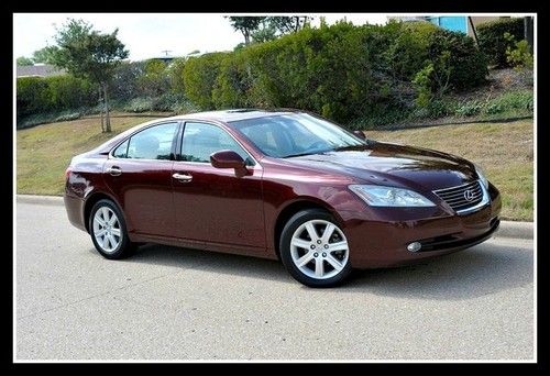 Lexus es350, ruby red / grey leather, sunroof, immaculate, new tires, we finance