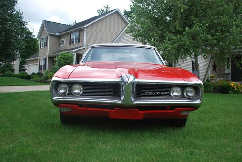 1968 pontaic lemans / gto convertible-- cacar- fresh paint- new top