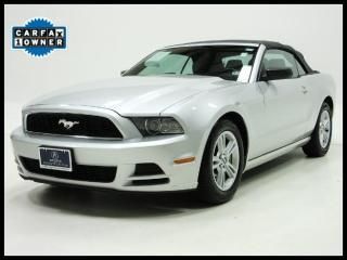 2013 ford mustang convertible  v6 one owner low miles cd/mp3 satellite