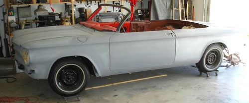 Nice 1962 chevrolet corvair monza turbo-charged spyder convertible ragtop