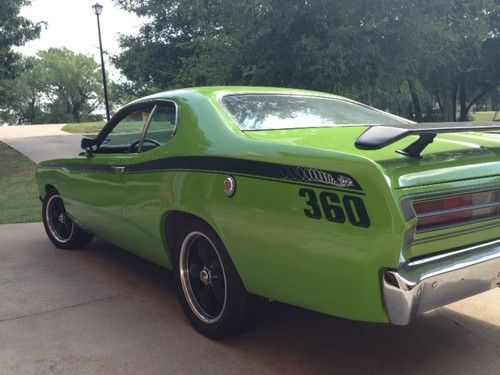 1972 plymouth duster restomod 360 overdrive trans