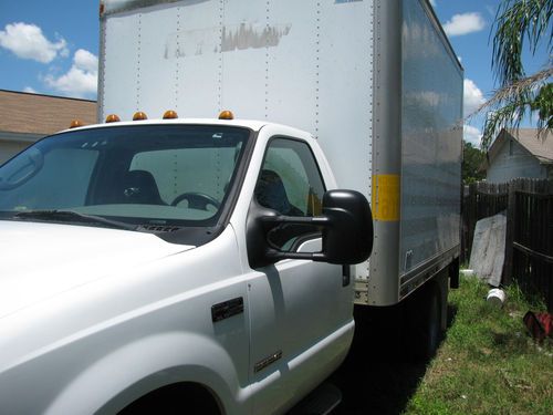 2004 ford f450 box with lift gate 2500lb capacity 85k miles diesel