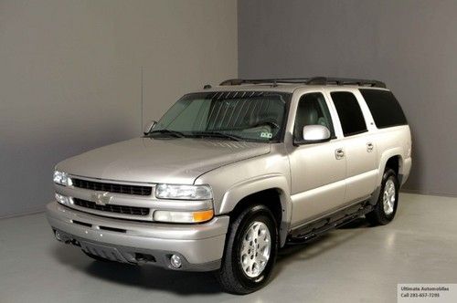 2005 chevrolet suburban z71 4x4 dvd sunroof heated leather 7-pass 1 owner clean!