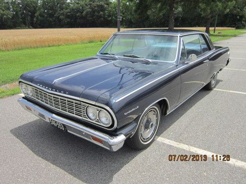 1964 ss chevelle fully documented original dealership bill of sale 43288 miles