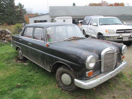 1962 mercedes-benz fintail barn find project or parts car