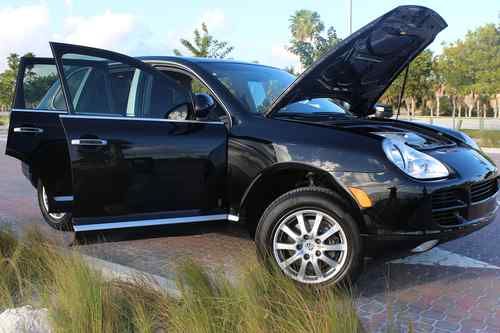 2005 porsche cayenne black on black &#034;like-new-condition&#034;, fully loaded, &#034;cpo&#034;