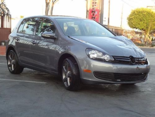 2012 volkswagen golf 2.5l pzev damaged salvage perfect commuter export welcome!