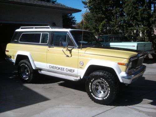 1979 jeep cherokee chief 2 door 4x4 2nd owner low miles