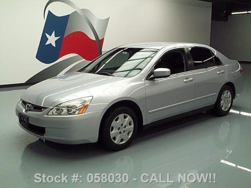 2004 honda accord lx sedan auto i-vtec leather only 58k texas direct auto