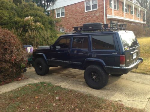 2001 jeep cherokee sport lifted no reserve