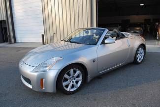 2005 350z convertible silver/blk loaded car only 35k miles like new no reserve