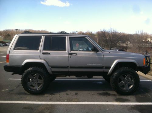 2001 jeep cherokee sport lifted new tires clean low miles