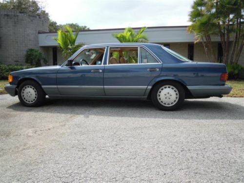 1988 mercedes-benz 560 sel 500-series w126 loaded pwr moonroof 1-owner! cold ac