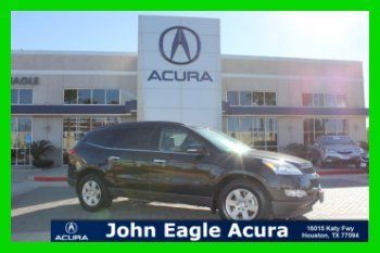 2010 chevy traverse 2lt 2wd 3rd row seat leather sunroof one owner