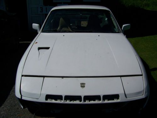 1980 porsche 924 turbo 931 white parts car hood rims window door hatch sunroof