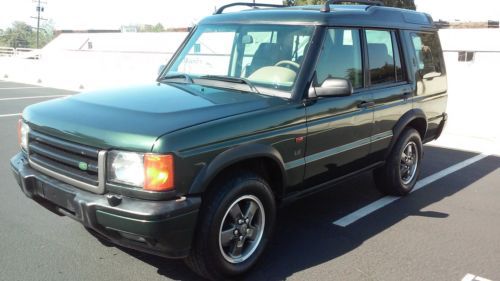 Cal rust free cln 2001 land rover discovery ii le forest grn w/ rare 2 tone int.