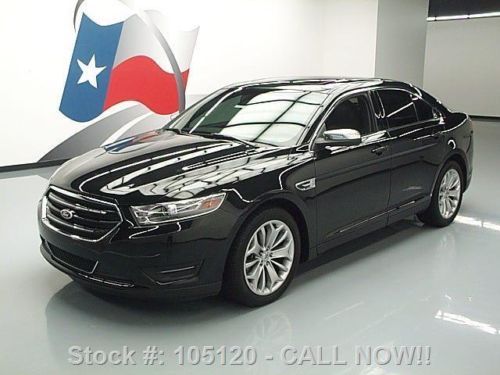 2014 ford taurus ltd climate leather sunroof only 15k texas direct auto