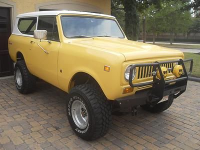 Scout ii: 304 v8, 4x4, auto, a/c, custom bumpers, 2,300 miles on full restore!!