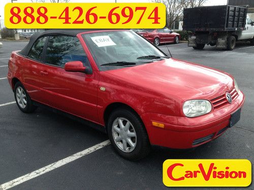 2000 volkswagen cabrio gl needs programmable key 148,487 miles "selling as-is"