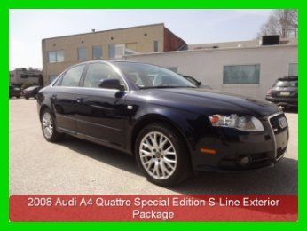 2008 audi a4 2.0t special edition used quattro s-line clean carfax