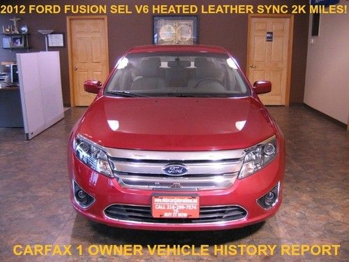 2012 ford fusion warranty heated leather xm 6 cd mp3 sync alloy service 1 owner