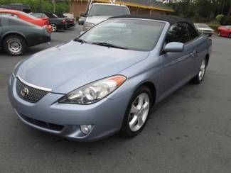 2006 toyota camry solara sle v6 convertible low miles leather bid now we ship!!