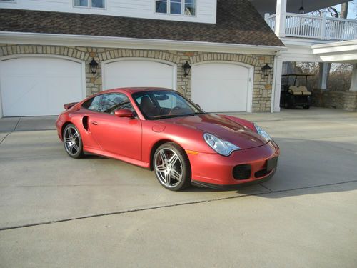 2001 porsche 911 twin turbo! only 12,600 mi!!! updated wheels and tires. awd!!!