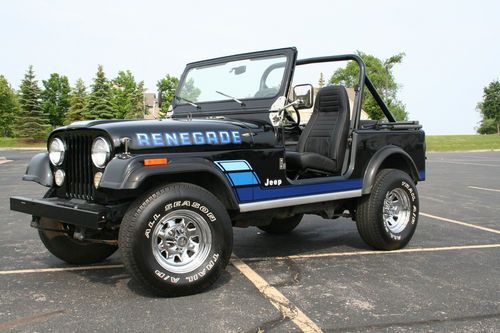 1984 jeep cj7 renegade - fuel injected and rust free