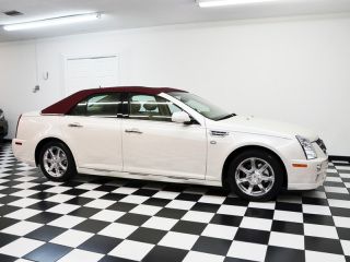 2008 cadillac sts rwd w/1sc  pkg pearl tricoat only 11k orig loaded cfax