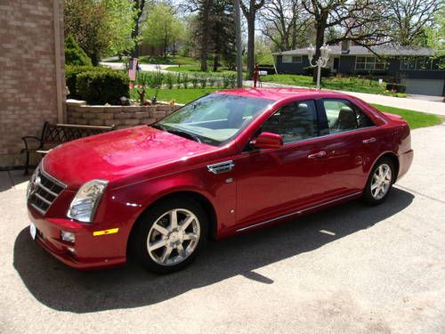 2008 cadillac sts 4 v8 awd: fully equipped, low miles, new tires, warranty!!