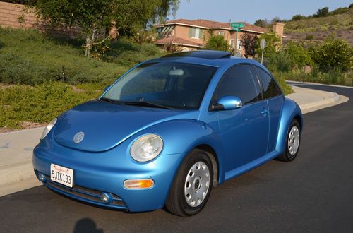 2004 volkswagen new beetle sat blue gls one owner clean carfax 17 service record