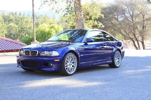 2005 bmw m3 coupe competition zcp interlagos blue smg