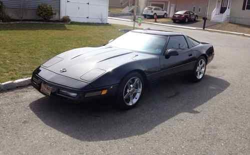 1990 corvette 6spd 63,000 miles black on black