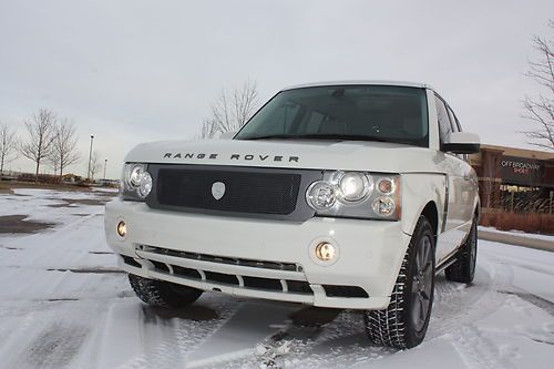 2008 ranger rover hse supercharged strut.top of the line pwr step bars rear dvds