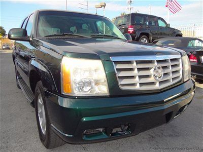 02 escalade low miles florida luxury suv very good condition carfax certified
