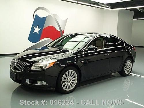 2011 buick regal cxl sunroof nav htd leather 18's 49k texas direct auto
