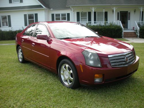2004 cadillac cts *no reserve* *exterior: red line* *everything works great*