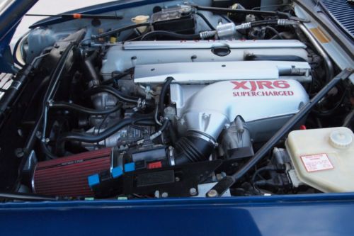 Supercharged jaguar xjs convertible with oem parts in blue