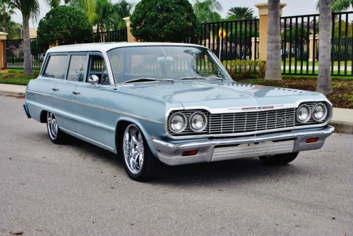 Super rare and beautiful 64 chevrolet bel air  wagon selling at no reserve sweet