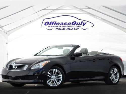 Leather convertible back up camera cd player cruise control off lease only