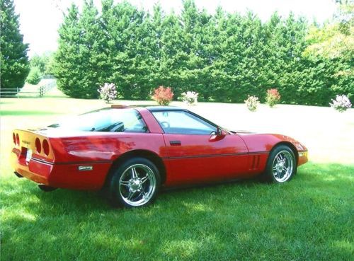 1986 corvette 24,400 original miles 350 tpi - z51 package 100% garage kept mint