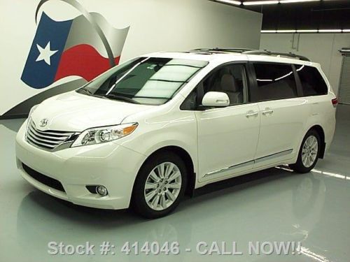 2014 toyota sienna limited sunroof leather nav dvd 2k texas direct auto
