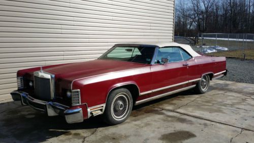 1978 lincoln continental convertible