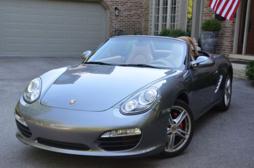 2009 porsche boxster s, gray/tan low miles, 4k below blue book must sell