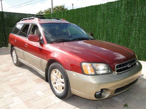 2002 subaru outback limited awd wagon sunroof leather ultra clean power pkg