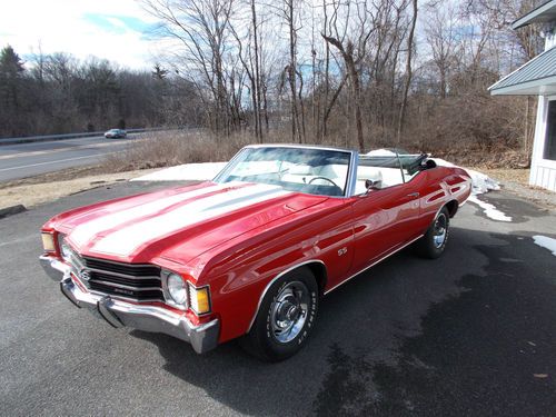 1972 chevrolet chevelle convertible ss tribute, 355ci engine, nice!
