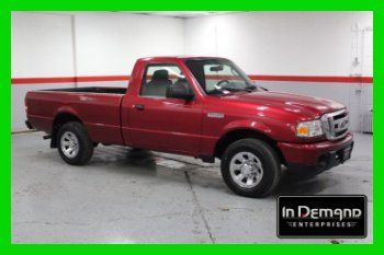09 ranger xlt long bed rwd 2wd 2x4 4.0l v6 auto fogs cd mp3 1-owner clean carfax
