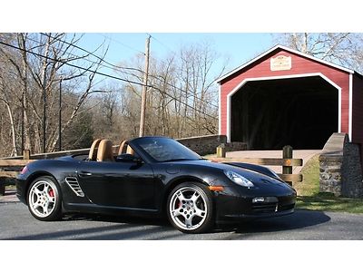 Porsche boxster s, low miles, 6 speed, factory 19" wheels, great color combo!