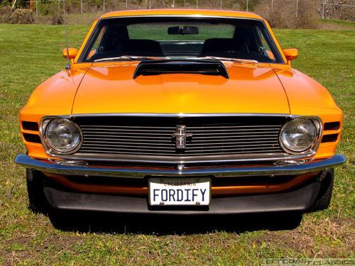 1970 ford mustang boss 429 concept grabber orange, restored california car